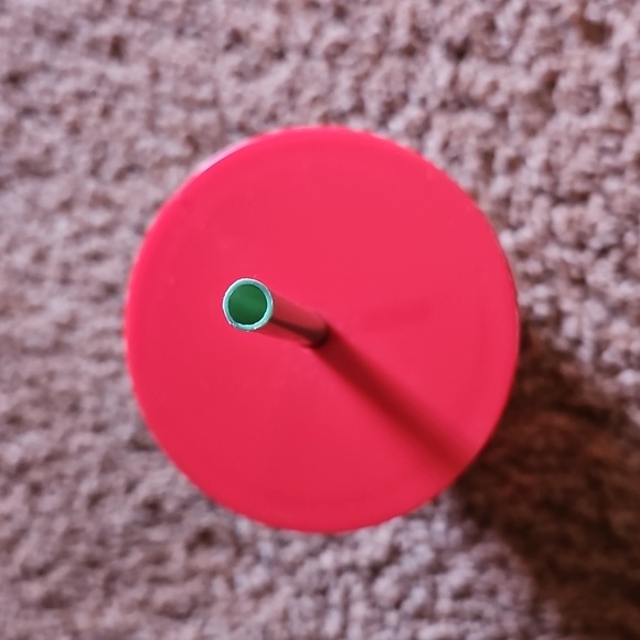 STARBUCKS 2019 Holiday Red Glitter Polka Dot Tumbler Cold Cup 16oz - Picture 2 of 5